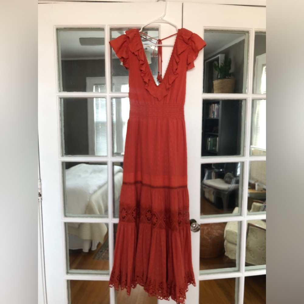 Spell Daisy Chain Frill Maxi Dress - XL